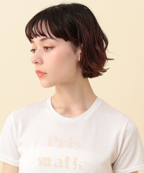 ME COUTURE（ミークチュール）の「Ｐｒｉｓｍａｔｉｃ　Ｔシャツ（Tシャツ/カットソー・レディース・オフホワイト/ミント/ピンクベージュ・FREE）」の19枚目の写真