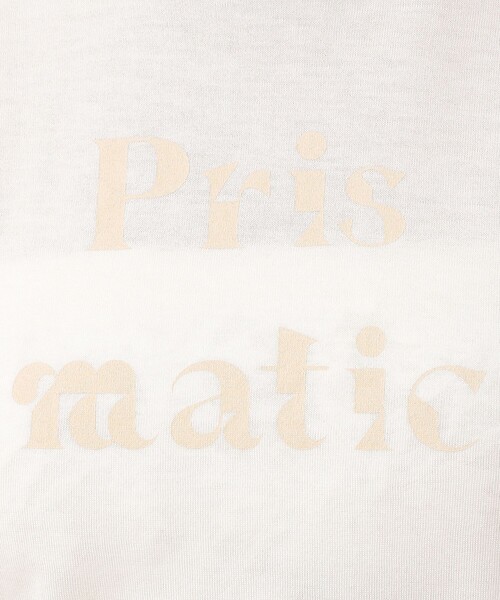 ME COUTURE（ミークチュール）の「Ｐｒｉｓｍａｔｉｃ　Ｔシャツ（Tシャツ/カットソー・レディース・オフホワイト/ミント/ピンクベージュ・FREE）」の22枚目の写真