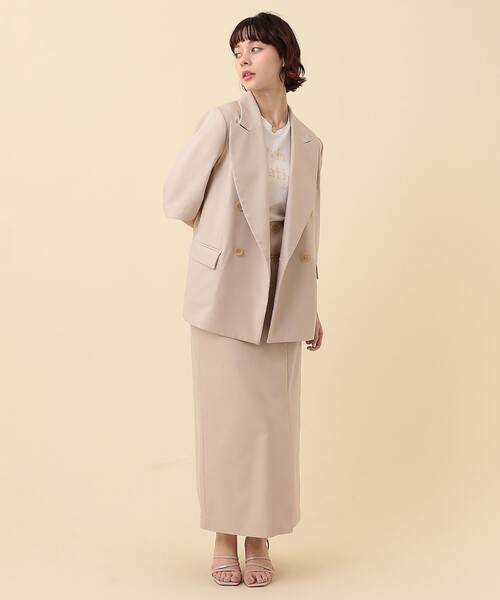 ME COUTURE（ミークチュール）の「Ｐｒｉｓｍａｔｉｃ　Ｔシャツ（Tシャツ/カットソー・レディース・オフホワイト/ミント/ピンクベージュ・FREE）」の9枚目の写真