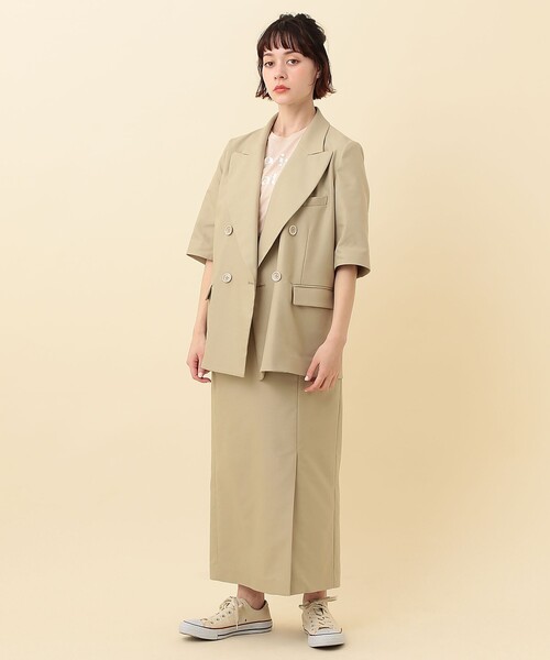 ME COUTURE（ミークチュール）の「Ｐｒｉｓｍａｔｉｃ　Ｔシャツ（Tシャツ/カットソー・レディース・オフホワイト/ミント/ピンクベージュ・FREE）」の10枚目の写真