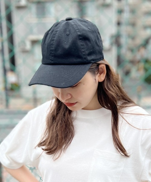 CLEA(クレア)の「【stonedoorコラボ】TWILL CAP ツイルキャップ(キャップ・レディース・ブラック/ベージュ/カーキ/ライトベージュ/ライトブルー/ダークブルー/ブラック系その他・FREE)」の8枚目の写真