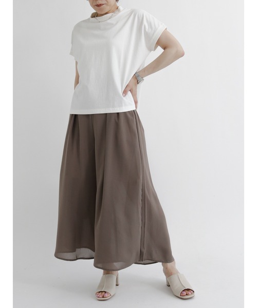 Samansa Mos2 blue（サマンサモスモスブルー）の「アソートスカーチョ（その他パンツ・レディース・ネイビー/ベージュ/モカ/ブラック・ﾌﾘ-）」の21枚目の写真