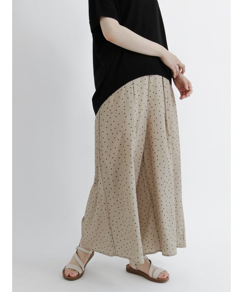 Samansa Mos2 blue（サマンサモスモスブルー）の「アソートスカーチョ（その他パンツ・レディース・ネイビー/ベージュ/モカ/ブラック・ﾌﾘ-）」の6枚目の写真