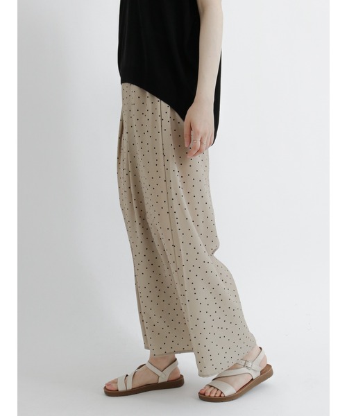 Samansa Mos2 blue（サマンサモスモスブルー）の「アソートスカーチョ（その他パンツ・レディース・ネイビー/ベージュ/モカ/ブラック・ﾌﾘ-）」の8枚目の写真