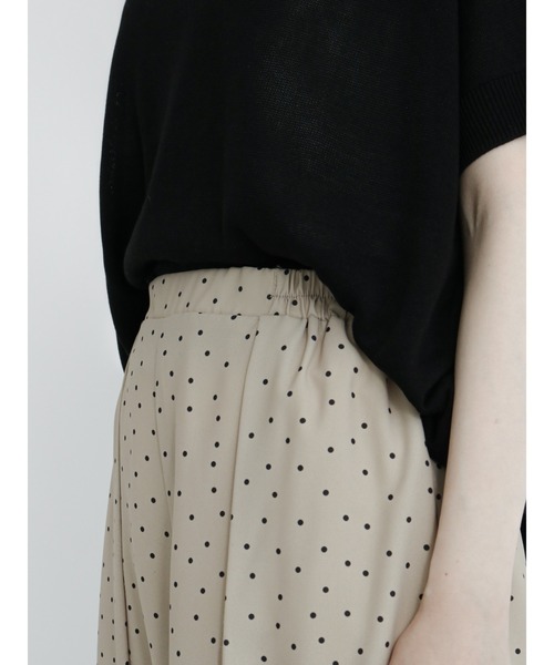 Samansa Mos2 blue（サマンサモスモスブルー）の「アソートスカーチョ（その他パンツ・レディース・ネイビー/ベージュ/モカ/ブラック・ﾌﾘ-）」の10枚目の写真