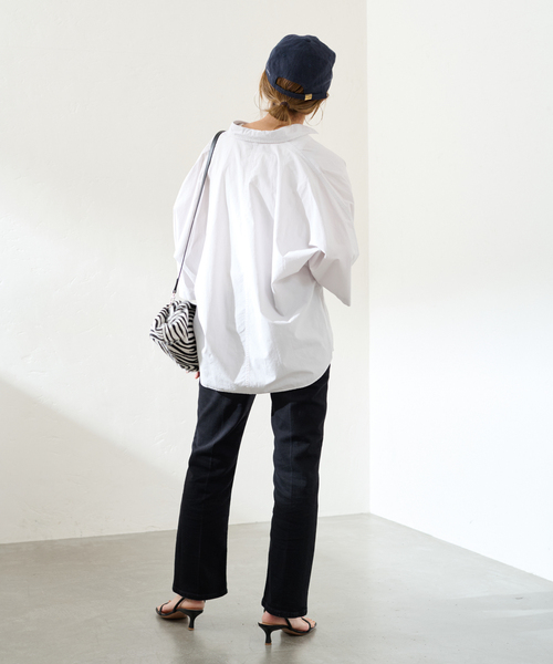 FRAMeWORK（フレームワーク）の「コットンシルクブロードドルマン