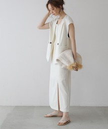 frames RAY CASSIN | WEB限定 リネンブレンドキャミワンピース セットアップ着用可(ワンピース)