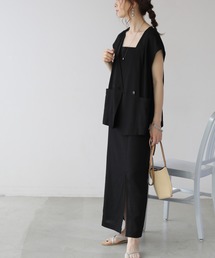 frames RAY CASSIN | WEB限定 リネンブレンドキャミワンピース セットアップ着用可(ワンピース)