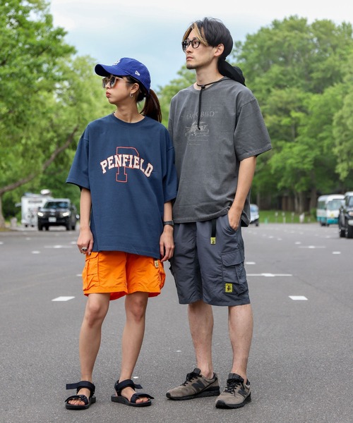 COBMASTER（コブマスター）の「【別注】【COBMASTER】撥水加工 接触冷感 水陸両用 ナイロンアクティブ カーゴイージーショートパンツ（カーゴパンツ・メンズ・ブラック/ダークグリーン/ベージュ/パープル/オリーブ/イエロー/オレンジ/ブルー/チャコール・MEDIUM/LARGE/X-LARGE）」の17枚目の写真