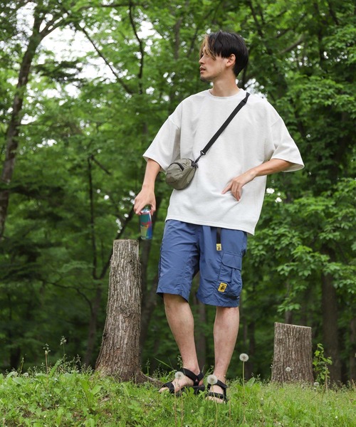 COBMASTER（コブマスター）の「【別注】【COBMASTER】撥水加工 接触冷感 水陸両用 ナイロンアクティブ カーゴイージーショートパンツ（カーゴパンツ・メンズ・ブラック/ダークグリーン/ベージュ/パープル/オリーブ/イエロー/オレンジ/ブルー/チャコール・MEDIUM/LARGE/X-LARGE）」の14枚目の写真