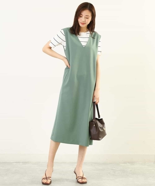 ミッシェルクラン ジャンバースカート （MICHEL KLEIN - セーラー服 冬  