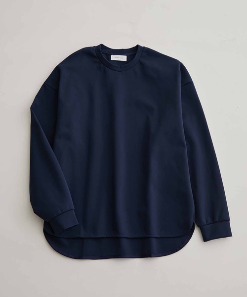 ADAM ET ROPE'(アダムエロペ)の「テックスブリット ポンチドロップショルダーL/S Tee/イージーケア(Tシャツ/カットソー・メンズ・ブラック/キャメル/オフホワイト/ネイビー・L/M)」の4枚目の写真