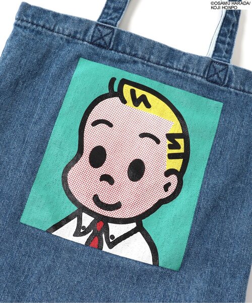OSAMU GOODS(オサムグッズ)の「【OSAMU GOODSコラボ】トートバッグ(トートバッグ・キッズ・オフホワイト/カーキ/インディゴブルー/その他10/キナリ・FREE)」の7枚目の写真