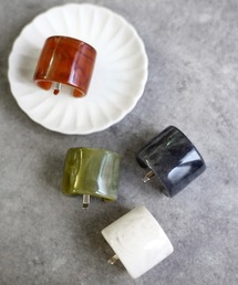 レトロカラー ラウンド ポニーフック/ヘアカフ (L)_