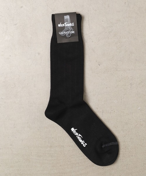 WILD THINGS(ワイルドシングス)の「【WILD THINGS×GLEN CLYDE】CORDURA LONG SOCKS(ソックス/靴下・メンズ・ホワイト/ブラック/オリーブ/カーキ・25cm-27cm)」の3枚目の写真
