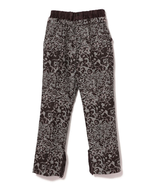 BEAMS BOY(ビームスボーイ)の「maturely / Flower Jacquard Fringe Slacks(その他パンツ・レディース・パープル/オリーブ・1/0)」の5枚目の写真