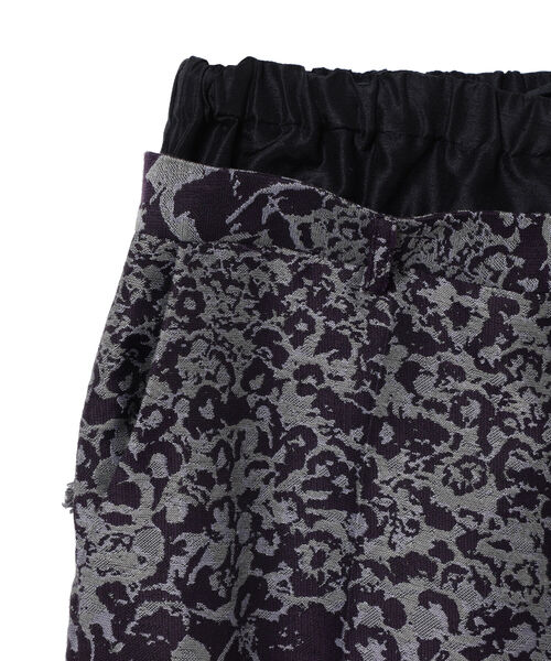 BEAMS BOY(ビームスボーイ)の「maturely / Flower Jacquard Fringe Slacks(その他パンツ・レディース・パープル/オリーブ・1/0)」の12枚目の写真