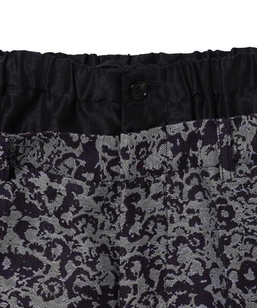 BEAMS BOY(ビームスボーイ)の「maturely / Flower Jacquard Fringe Slacks(その他パンツ・レディース・パープル/オリーブ・1/0)」の10枚目の写真