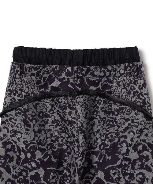BEAMS BOY(ビームスボーイ)の「maturely / Flower Jacquard Fringe Slacks(その他パンツ・レディース・パープル/オリーブ・1/0)」の16枚目の写真