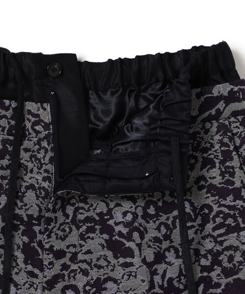BEAMS BOY(ビームスボーイ)の「maturely / Flower Jacquard Fringe Slacks(その他パンツ・レディース・パープル/オリーブ・1/0)」の6枚目の写真