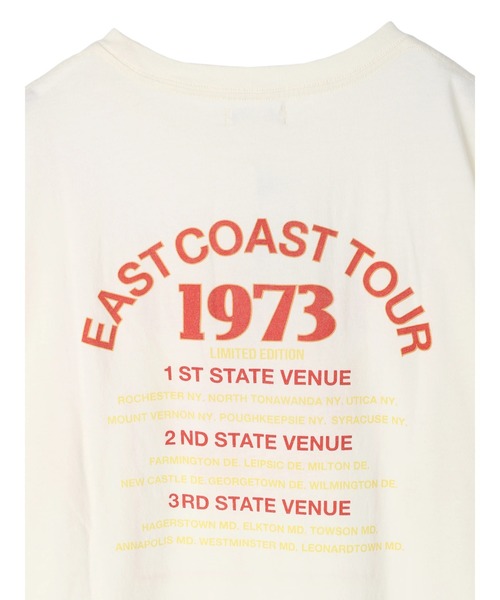 earth music&ecology（アースミュージックアンドエコロジー）の「ツアーロゴTEE（Tシャツ/カットソー・レディース・チャコールグレー/オフホワイト・FREE）」の10枚目の写真