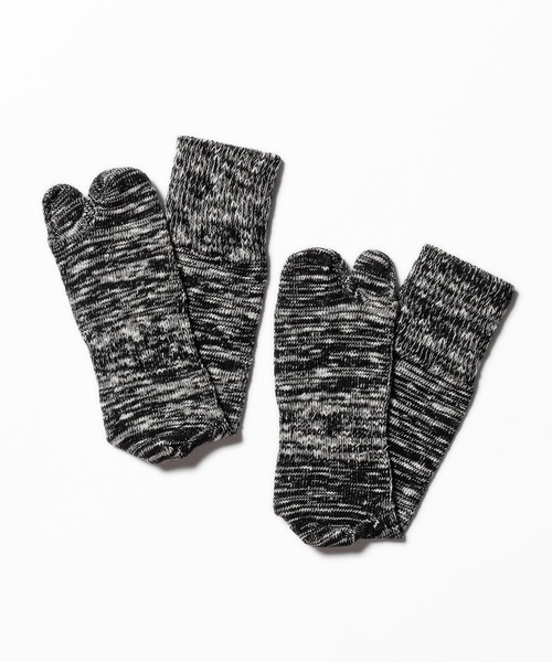 ROOPTOKYO（ループトウキョウ）の「NODAL/ノーダル Slub Socks 足袋ソックス（ソックス/靴下・メンズ・ブラック/ネイビー・FREE）」の8枚目の写真