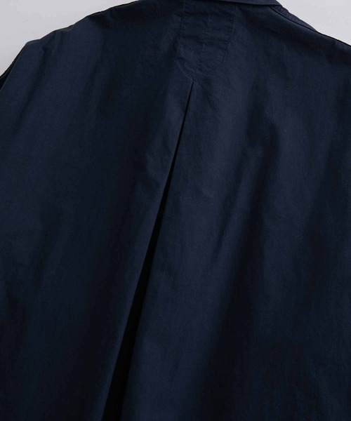 ADAM ET ROPE'（アダムエロペ）の「オーバーサイズ スモックシャツ（シャツ/ブラウス・メンズ・ネイビー/ボルドー・M/L）」の5枚目の写真