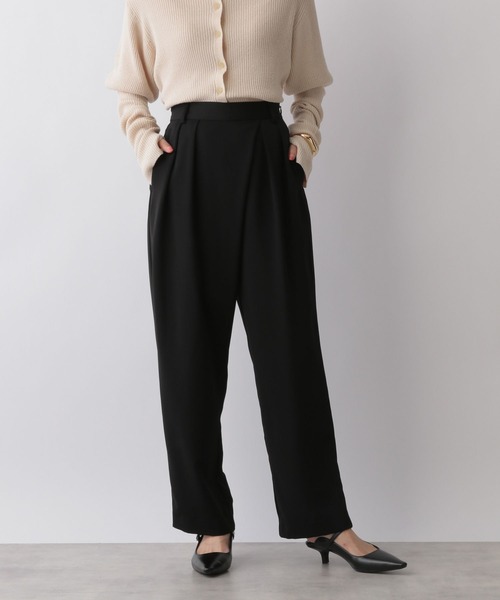 LOWRYS FARM（ローリーズファーム）の「アシメテーパードパンツ　162296（その他パンツ・レディース・ブラック/アイボリー/イエロー・MEDIUM/LARGE）」の3枚目の写真