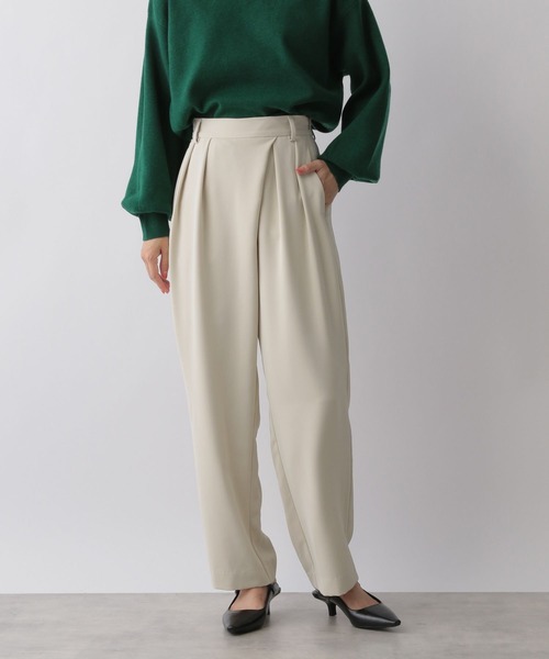 LOWRYS FARM（ローリーズファーム）の「アシメテーパードパンツ　162296（その他パンツ・レディース・ブラック/アイボリー/イエロー・MEDIUM/LARGE）」の6枚目の写真