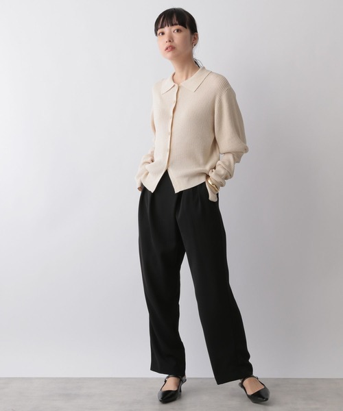 LOWRYS FARM（ローリーズファーム）の「アシメテーパードパンツ　162296（その他パンツ・レディース・ブラック/アイボリー/イエロー・MEDIUM/LARGE）」の7枚目の写真