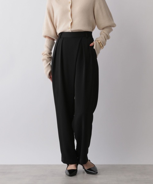 LOWRYS FARM（ローリーズファーム）の「アシメテーパードパンツ　162296（その他パンツ・レディース・ブラック/アイボリー/イエロー・MEDIUM/LARGE）」の9枚目の写真