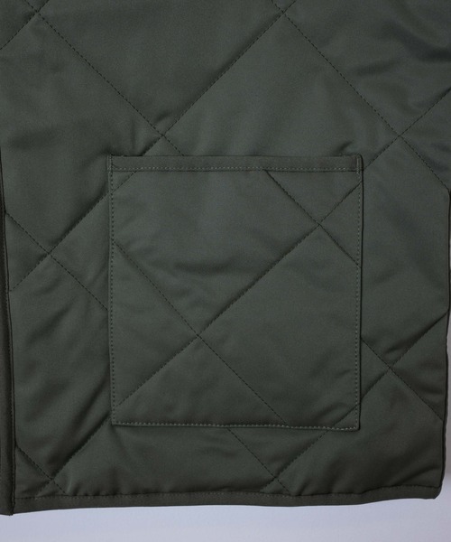 WEGO（ウィゴー）の「WEGO/ロゴ刺繍キルティングベスト（ベスト・メンズ・ブラック/カーキ・FREE）」の14枚目の写真