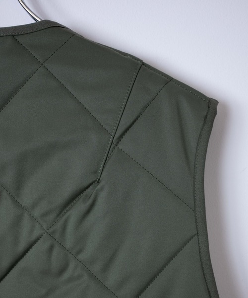 WEGO（ウィゴー）の「WEGO/ロゴ刺繍キルティングベスト（ベスト・メンズ・ブラック/カーキ・FREE）」の15枚目の写真