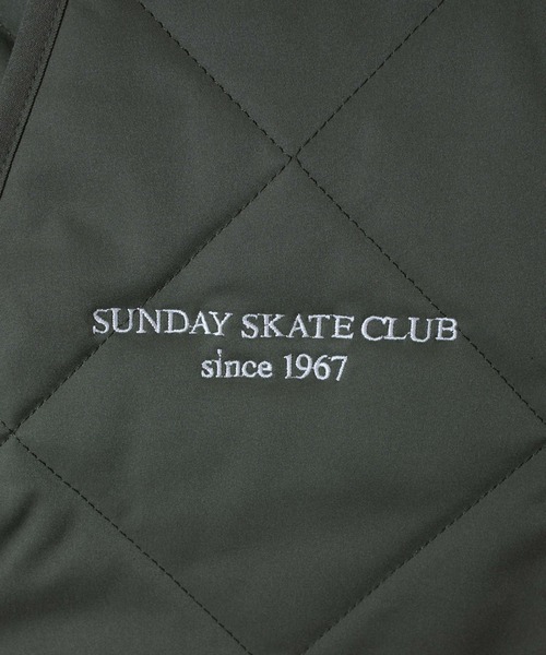 WEGO（ウィゴー）の「WEGO/ロゴ刺繍キルティングベスト（ベスト・メンズ・ブラック/カーキ・FREE）」の12枚目の写真