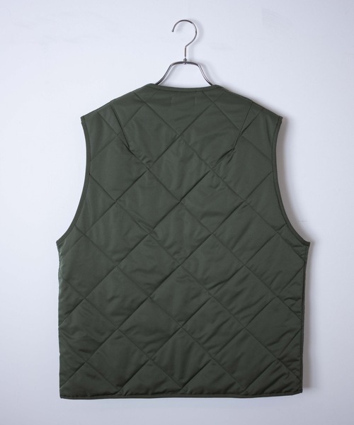 WEGO（ウィゴー）の「WEGO/ロゴ刺繍キルティングベスト（ベスト・メンズ・ブラック/カーキ・FREE）」の11枚目の写真
