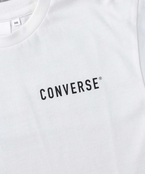 CONVERSE（コンバース）の「【CONVERSE】袖プリントロンＴ（Tシャツ/カットソー・キッズ・ブラック/オフホワイト・130/150/120/105/140/160）」の11枚目の写真