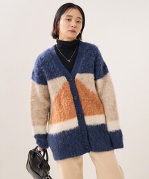 FREAK'S STORE | シャギージャガードニットカーディガン(カーディガン/ボレロ)