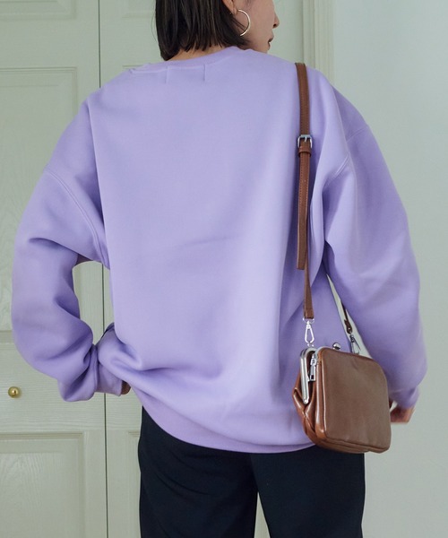 Supreme 紫 クルーネック トレーナー Supreme 'Pilled Sweater'セーター クルーネック ニット ロゴ