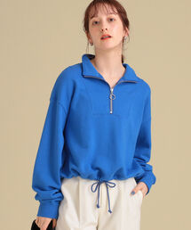 Ray BEAMS | ◎スウェットハーフZipHiN(スウェット)