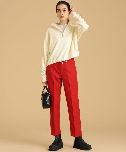 Ray BEAMS（レイビームス）の「Ray BEAMS / スウェット ハーフジップ ハイネック（スウェット・レディース・ロイヤルブルー/ブラック/オフホワイト・ONE SIZE）」の6枚目の写真