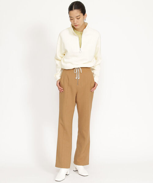 Ray BEAMS（レイビームス）の「Ray BEAMS / スウェット ハーフジップ ハイネック（スウェット・レディース・ロイヤルブルー/ブラック/オフホワイト・ONE SIZE）」の9枚目の写真