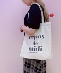 【新学期・新生活】ロゴ帆布トート