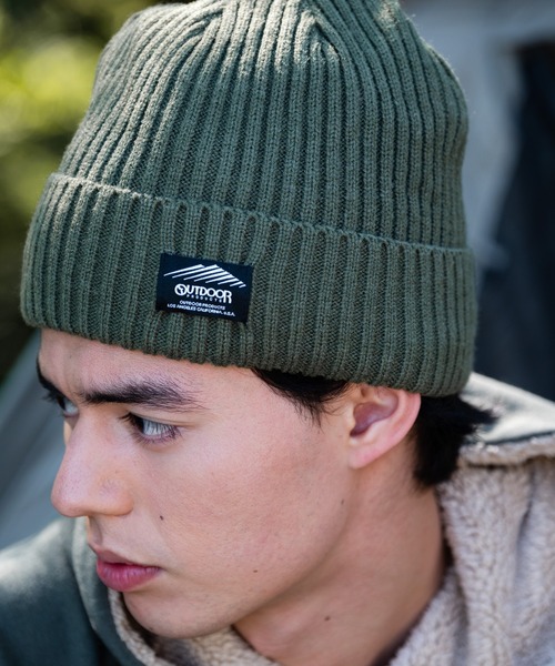 OUTDOOR PRODUCTS（アウトドアプロダクツ）の「【OUTDOOR PRODUCTS/アウトドアプロダクツ】裏フリース ニットキャップ ビーニー（ニットキャップ/ビーニー・メンズ・オリーブ/ベージュ/チャコールグレー/ブラック/ワイン/ネイビー/ホワイト/ライトグレー・FREE）」の6枚目の写真