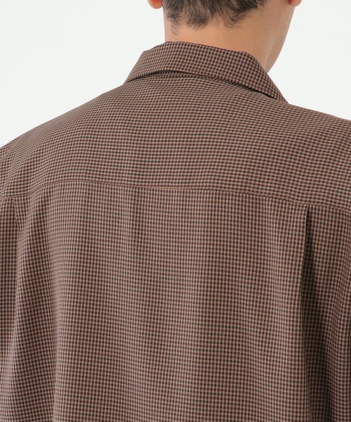 ikka（イッカ）の「【イージーケア】LANATEC CPOシャツ（シャツ/ブラウス・メンズ・ブラウン/ブルー・S/M/L/XL）」の13枚目の写真