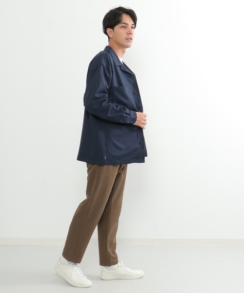 ikka（イッカ）の「【イージーケア】LANATEC CPOシャツ（シャツ/ブラウス・メンズ・ブラウン/ブルー・S/M/L/XL）」の12枚目の写真