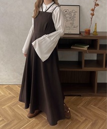 apres jour clair | 【apres jour clair】2WAYフレアキャミワンピース【ZOZOTOWN限定アイテム】(ワンピース)