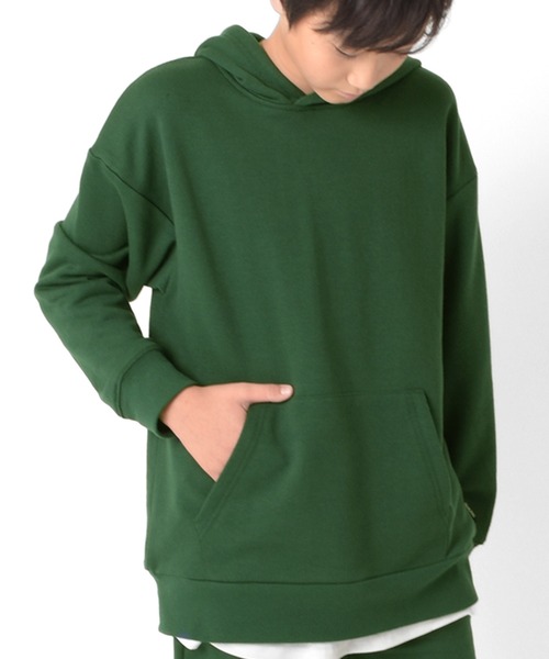 GLAZOS(グラソス)の「パーカー【セットアップ対応】(パーカー・キッズ・ネイビー/レッド/オフホワイト/ダークグリーン・140cm/150cm/160cm/170cm)」の2枚目の写真