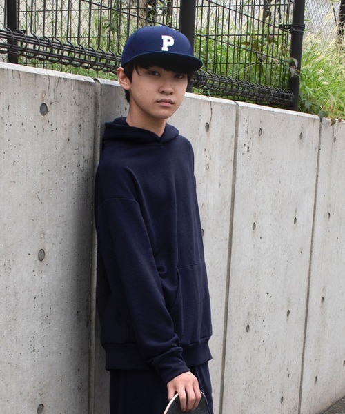 GLAZOS(グラソス)の「パーカー【セットアップ対応】(パーカー・キッズ・ネイビー/レッド/オフホワイト/ダークグリーン・140cm/150cm/160cm/170cm)」の5枚目の写真