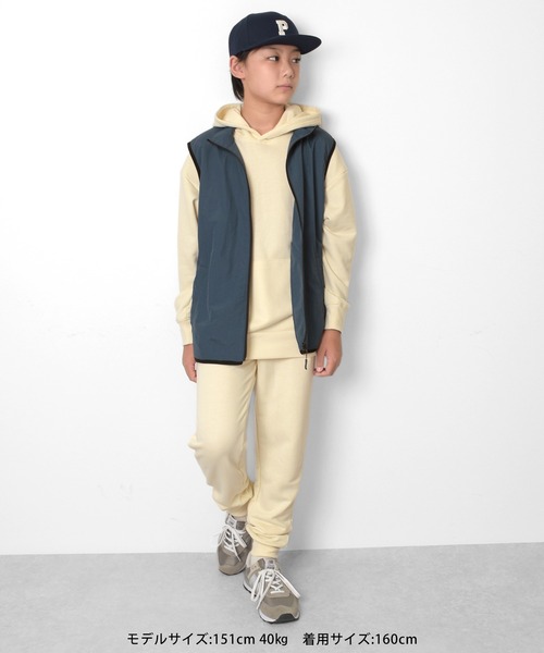 GLAZOS(グラソス)の「パーカー【セットアップ対応】(パーカー・キッズ・ネイビー/レッド/オフホワイト/ダークグリーン・140cm/150cm/160cm/170cm)」の15枚目の写真