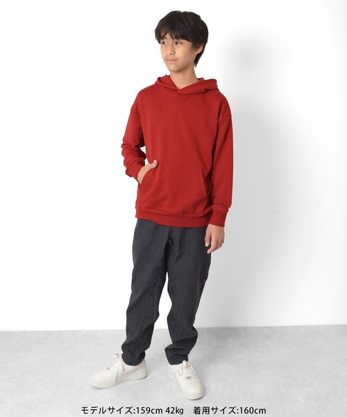 GLAZOS(グラソス)の「パーカー【セットアップ対応】(パーカー・キッズ・ネイビー/レッド/オフホワイト/ダークグリーン・140cm/150cm/160cm/170cm)」の7枚目の写真